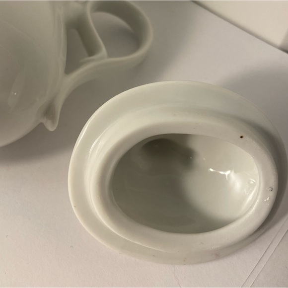 Forget Me Not Floral CREAMER pitcher and SUGAR BOWL with lid SET tea ware spring - Picture 9 of 16